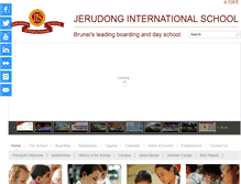 Tablet Screenshot of jerudonginternationalschool.com